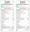 DNA/RNA Mini Kits (50) ACT environmental impact factor label EU.